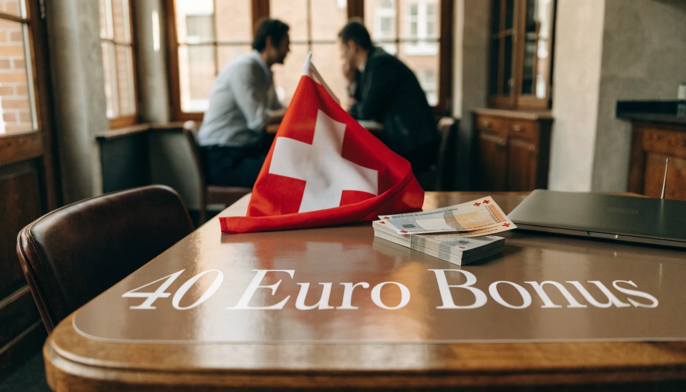 40-Euro-Bonus ohne Einzahlung im Casino Schweiz